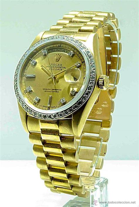 rolex presidente con diamantes precio|rolex pulsera presidencial.